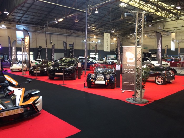 Le BStore présent au salon de l'auto de Marseille